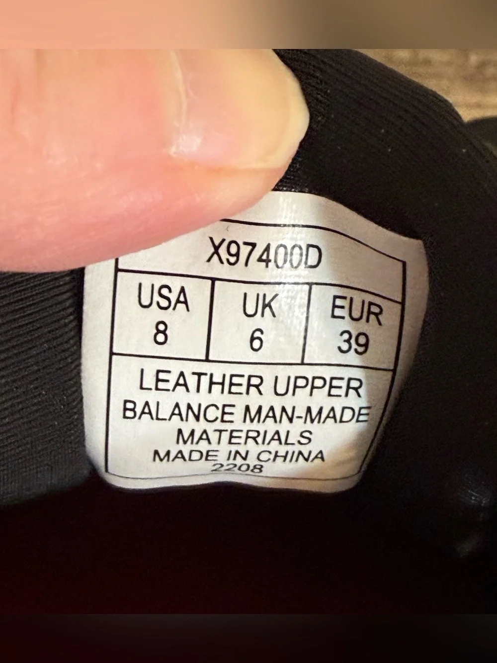 Xelero Performance Black Leather Slip Resistant Sneakers X97400D Women’s Sz 8